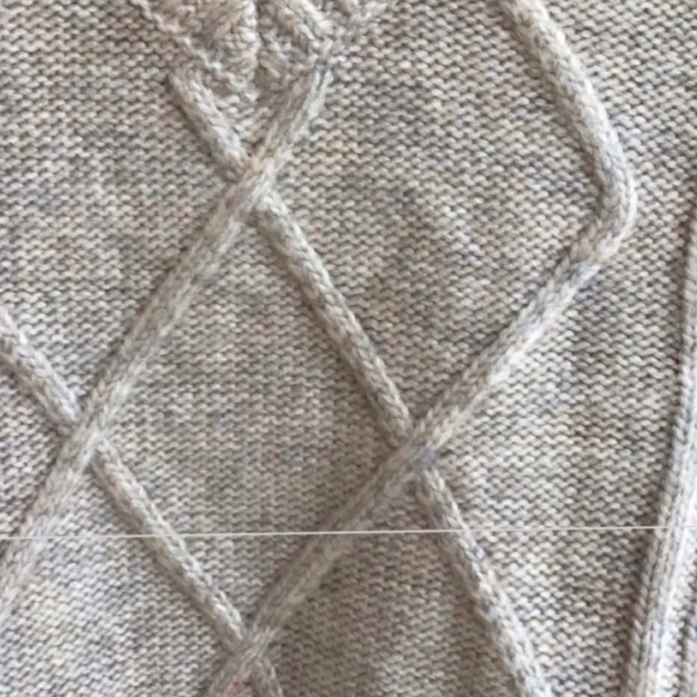 Sincerely Jules V-Neck Cable Knit Crop Vest (NWT) (Size: XS) - Picture 5 of 10